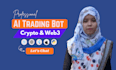 custom ai trading bot development with web3 and blockchain integration
