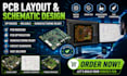 improve, optimize, redesign existing pcb layout and schematic for manufacturing