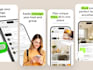 design professional app logo with google play and app store graphics