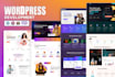 build wordpress website development, design redesign, clone, customize wordpress