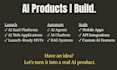build ai saas, mvp, web app, or prototype for your startup