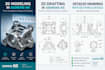 do professional 3d modeling, drawings in siemens nx