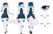 furry art fursona reference sheet furry character sheet design furry ref sheet