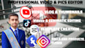 do your intro, podcast, vlog, short film video editing