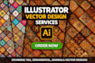create seamless pattern design and vector pattern