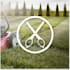 make awesome landscape, grass trimming and lawn care logo