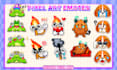 create custom pixel art twitch badges, emotes and icons