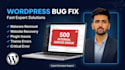 fix website bugs, wordpress, PHP, laravel, and javascript errors