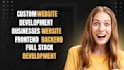 develop a custom frontend and backend business website development