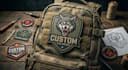 make custom 3d pvc and rubber patches with velcro