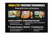 design high CTR youtube thumbnails that increase clicks