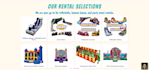 do bounce house party rental inflatable event rental website with booking