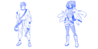 create custom character concept art and final design