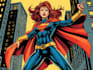 drawing figure in super hero cartoon