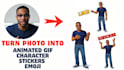 create custom animated gifs, character stickers, emojis