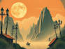 draw artwork with vintage illustration style