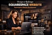 design redesign squarespace website design squarespace website development
