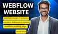 webflow design redesign, landing page expert webflwo animation webflow developer