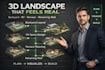 design 3d landscape rendering, retaining wall, terrace, rv, backyard and layout