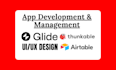 glide expert thunkable adalo no code app website glide app