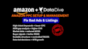 manage amazon PPC using data dive for low acos growth