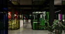 render office interior,2d,3d layout architect plan, commercial space design, bar