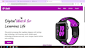 interactive landing page with dynamic features