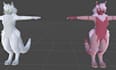 do custom vrchat furry avatar fursona facial rig 3d model vrc anime nsfw avatar