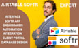 be your airtable softr expert airtable database airtable automation softr webapp