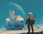create epic scifi digital art illustrations and poster