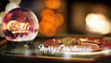 insert your logo in this christmas ball with santa