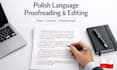 professionally proofread and edit polish language text and translation