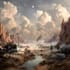 digitally paint fantasy landscape