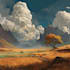 digitally paint fantasy landscape
