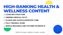write SEO friendly health and wellness blog articles