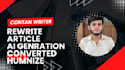 article rewrite, content writing