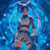 design anime character , cyberpunk character