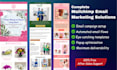 set up custom mailchimp template, mailchimp automation and mailchimp newsletter