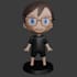 create a custom 3d chibi character for 3d printing