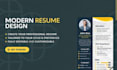 design proffessional CV or resume design