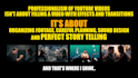 edit your script and voiceover to a cinematic youtube video
