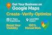 setup, verify, and optimize your google business profile