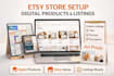 design etsy digital planner hyperlinked planner etsy digital products etsy SEO