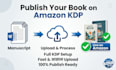 professionally publish and upload your book on amazon KDP
