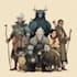 design an your dnd group party illustration