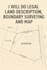 do legal land description, boundary surveying and map