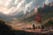 create fantasy landscape illustrations