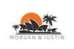 do make an modern custom travel, landmark logo