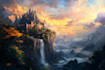 digitally paint fantasy landscape