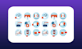 create clean, minimalist icons for apps and websites